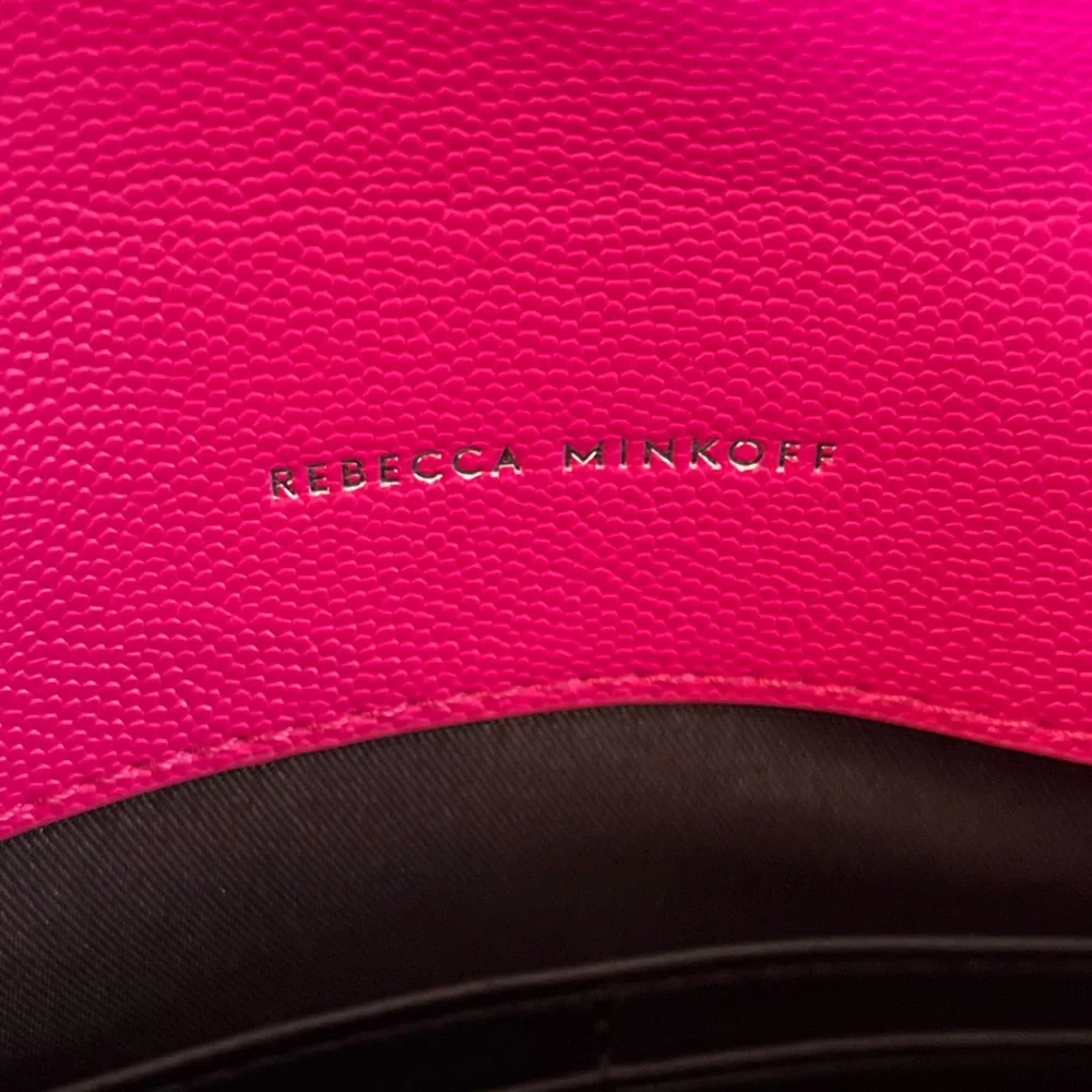 Rebecca Minkoff bright pink crossbody envelope bag - Picture 5 of 12